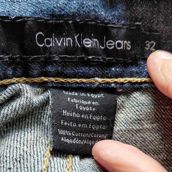 Calvin Klein Jeans Dark Blue Slim Boot Denim - Picture 5 of 5
